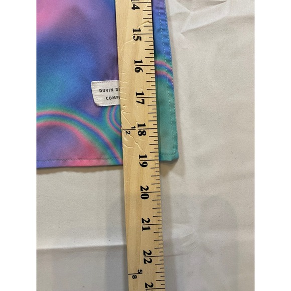 DUVIN Mens Small Button Up Shirt Short Sleeve Trippy Swirl Print Casual Beach - Picture 7 of 11